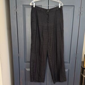 J. Crew Women’s Black Linen Pants